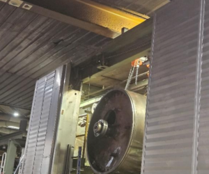 Maintenance industrielle en papeterie – Démontage d&rsquo;un rouleau