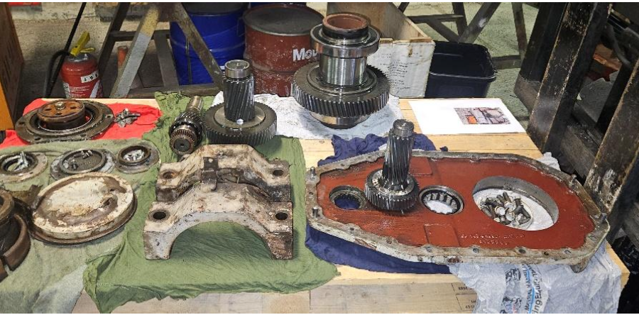 Lignage laser, maintenance d’un réducteur