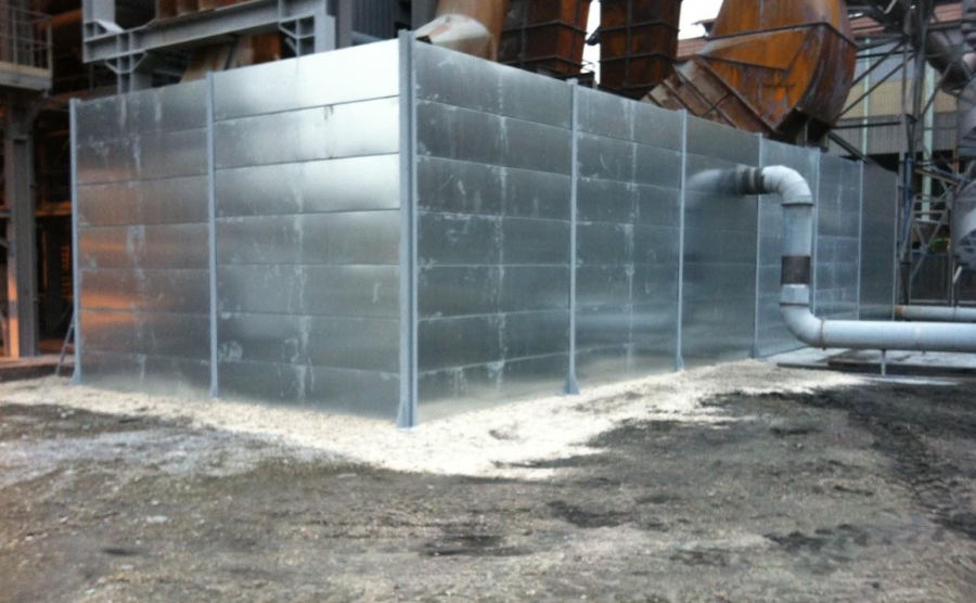 Réalisation d&rsquo;un mur anti-bruit