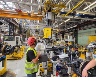 Renforcement de la structure existante pour une usine